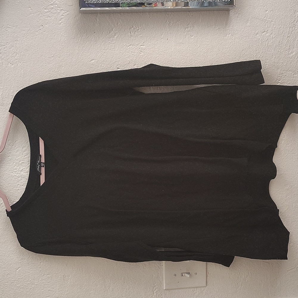 Black long sleeve Slinky Brand 1X ladies too